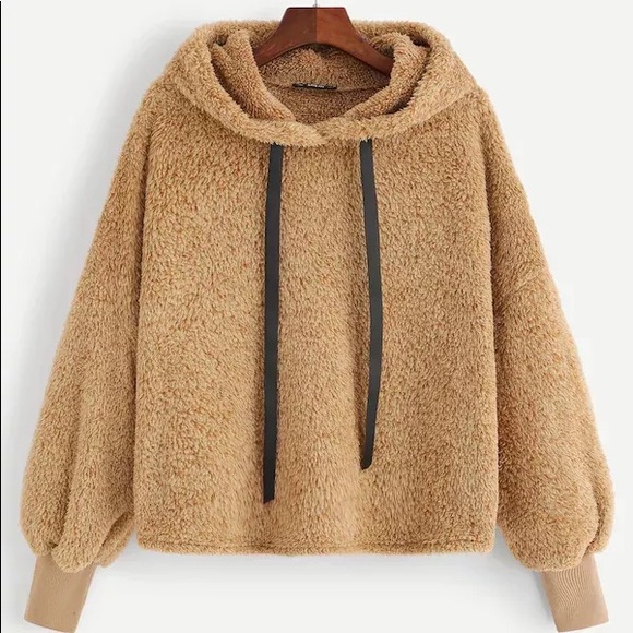 SHEIN Tops - SHEIN Teddy Hoodie